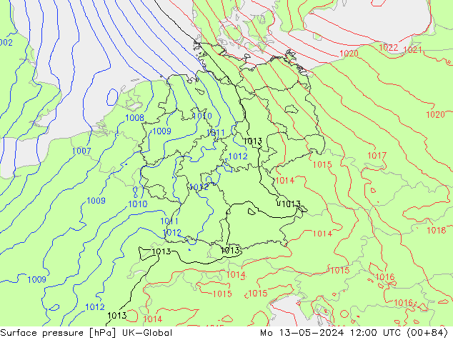 ciśnienie UK-Global pon. 13.05.2024 12 UTC