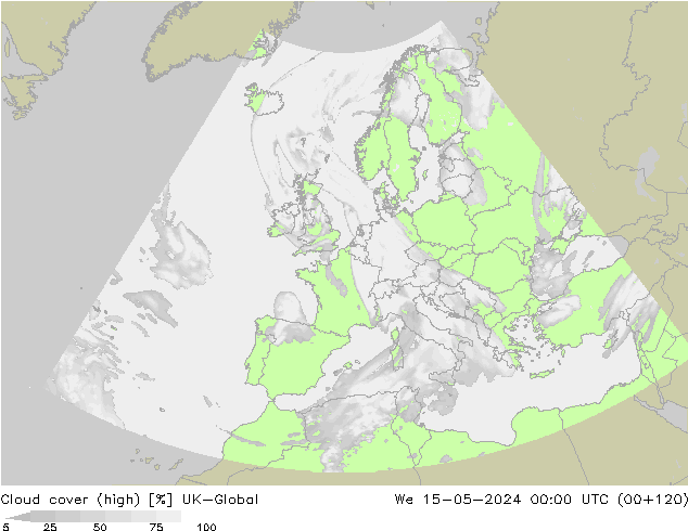 Wolken (hohe) UK-Global Mi 15.05.2024 00 UTC