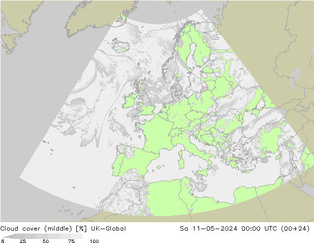 Wolken (mittel) UK-Global Sa 11.05.2024 00 UTC