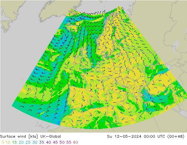 Bodenwind UK-Global So 12.05.2024 00 UTC