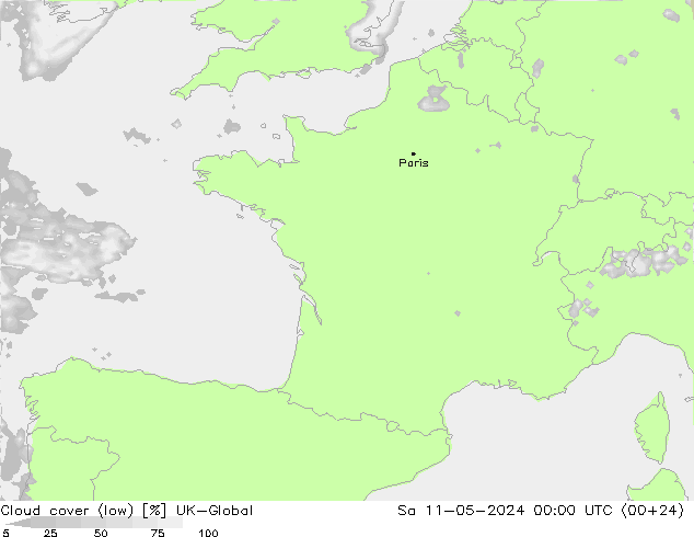 Wolken (tief) UK-Global Sa 11.05.2024 00 UTC