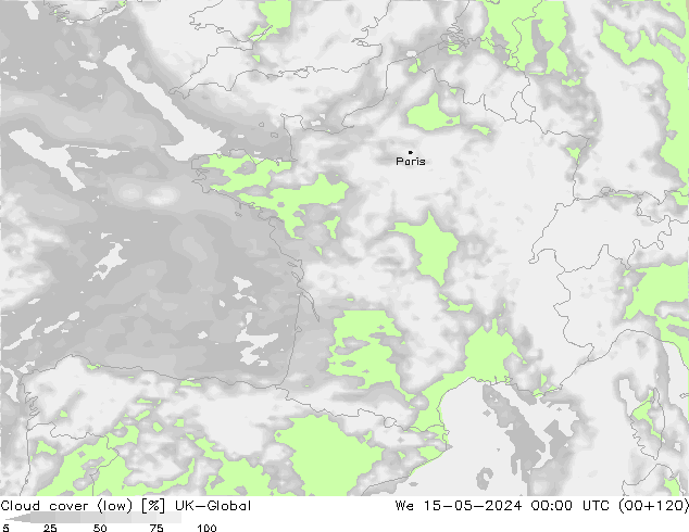 Wolken (tief) UK-Global Mi 15.05.2024 00 UTC