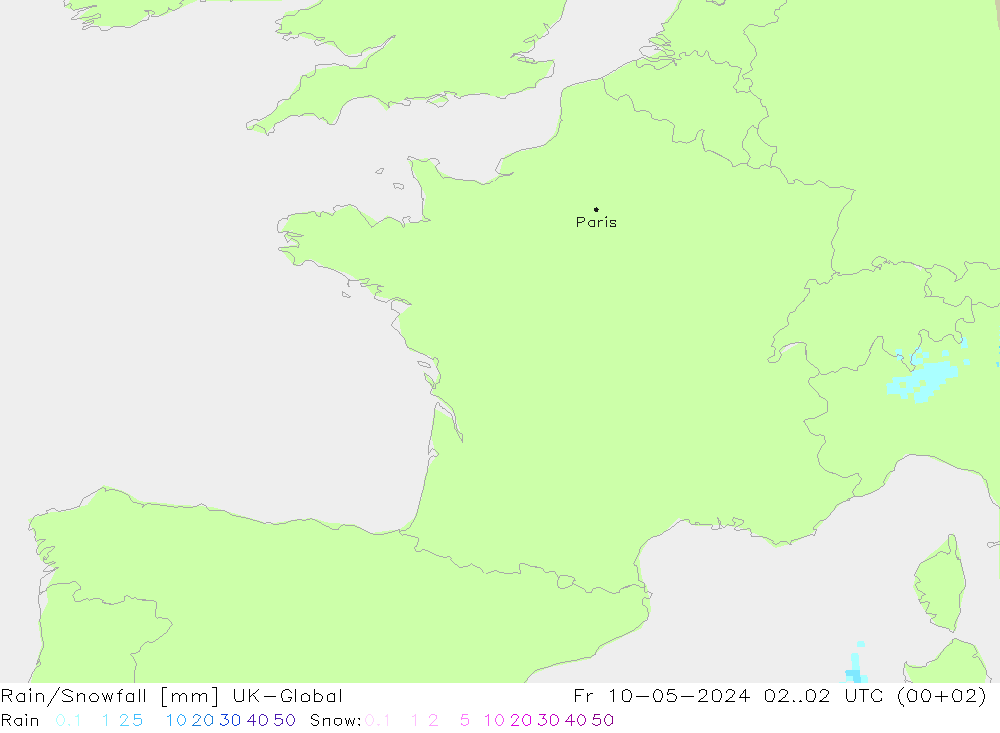 Lluvia/nieve UK-Global vie 10.05.2024 02 UTC