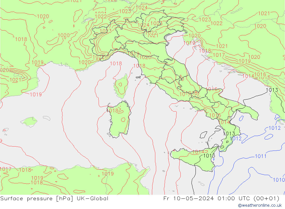 Yer basıncı UK-Global Cu 10.05.2024 01 UTC