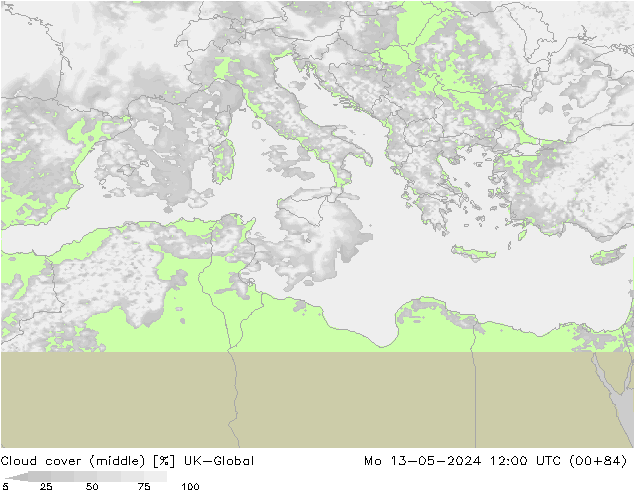 облака (средний) UK-Global пн 13.05.2024 12 UTC