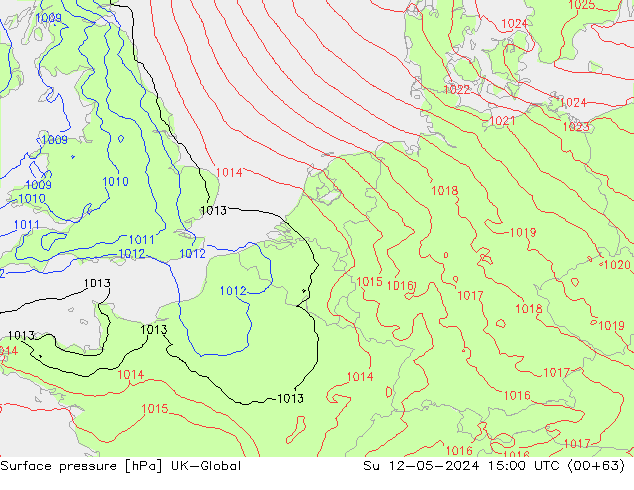 pression de l'air UK-Global dim 12.05.2024 15 UTC