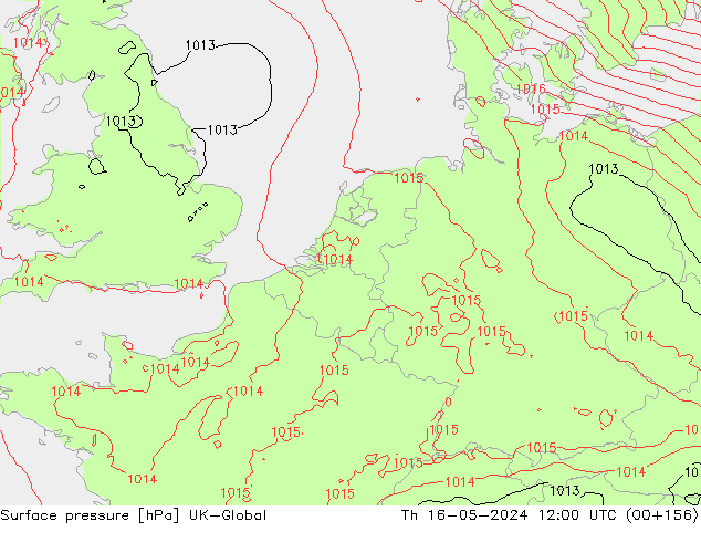Yer basıncı UK-Global Per 16.05.2024 12 UTC