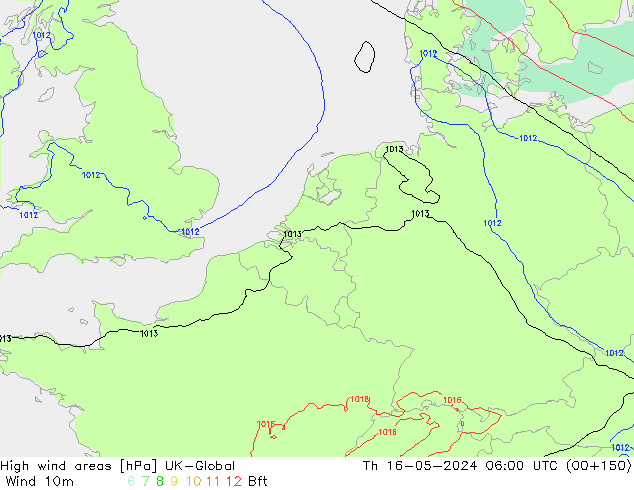 High wind areas UK-Global jeu 16.05.2024 06 UTC