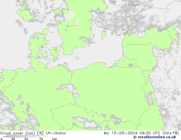 Nubi basse UK-Global lun 13.05.2024 06 UTC