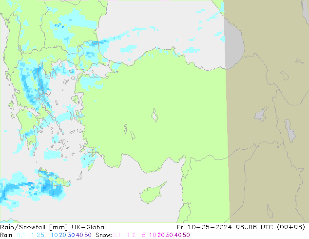 Rain/Snowfall UK-Global Sex 10.05.2024 06 UTC