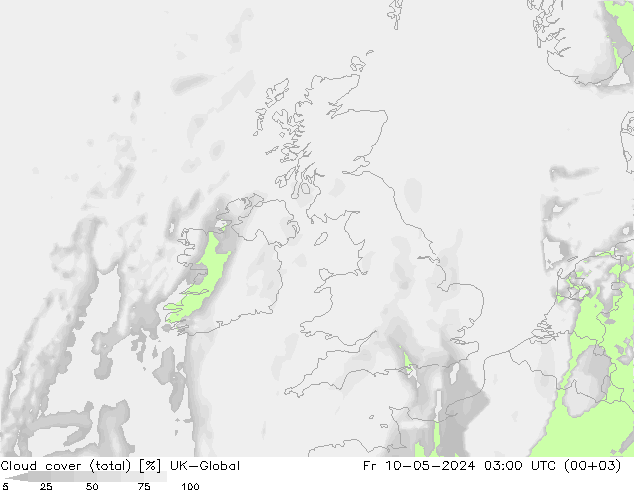 zachmurzenie (suma) UK-Global pt. 10.05.2024 03 UTC