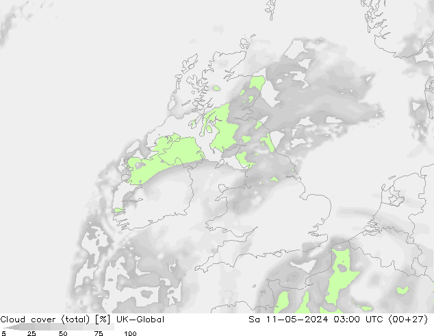 nuvens (total) UK-Global Sáb 11.05.2024 03 UTC