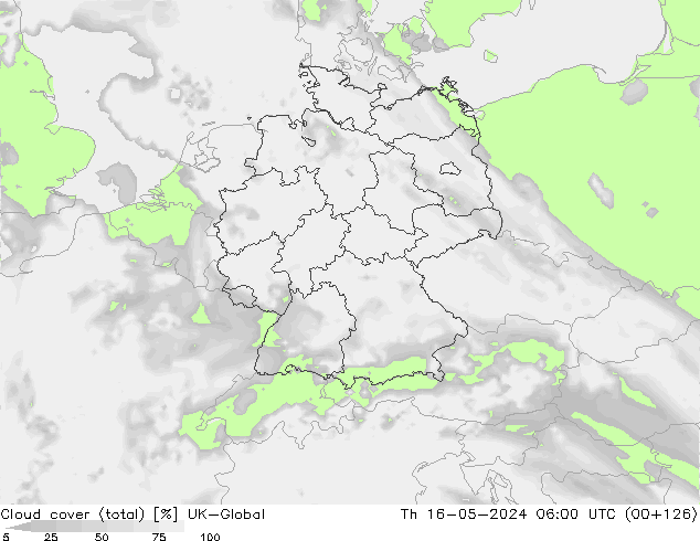 nuvens (total) UK-Global Qui 16.05.2024 06 UTC
