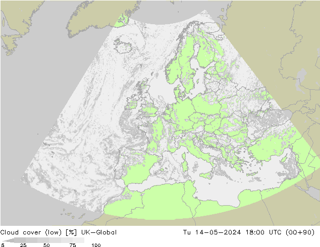 облака (низкий) UK-Global вт 14.05.2024 18 UTC
