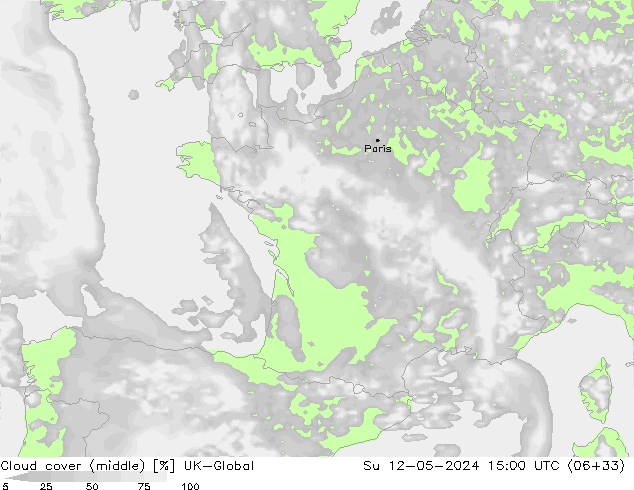 Wolken (mittel) UK-Global So 12.05.2024 15 UTC