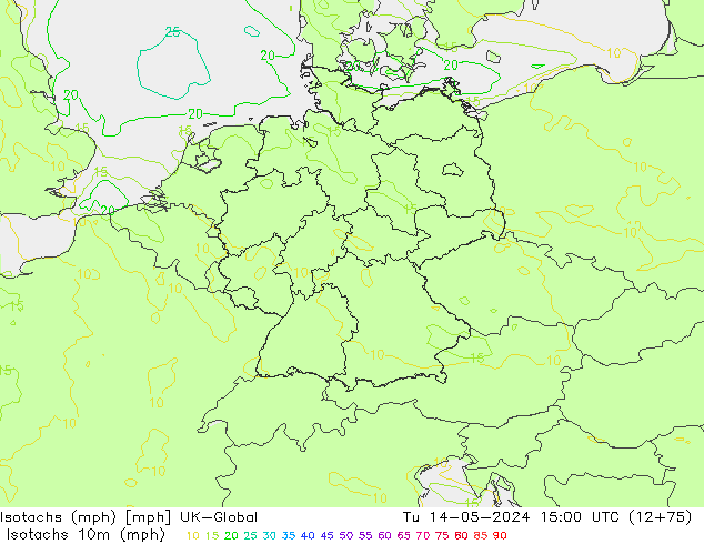 Isotachs (mph) UK-Global mar 14.05.2024 15 UTC