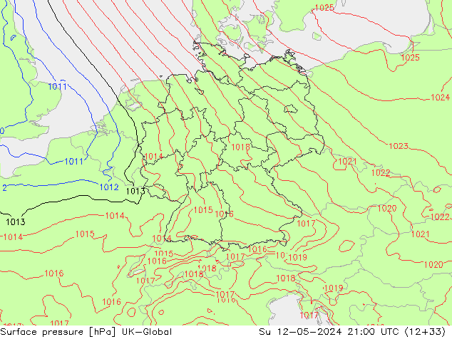 pression de l'air UK-Global dim 12.05.2024 21 UTC