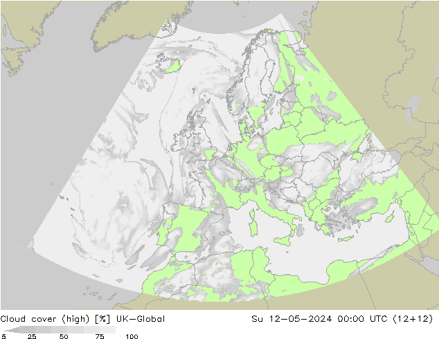 Wolken (hohe) UK-Global So 12.05.2024 00 UTC