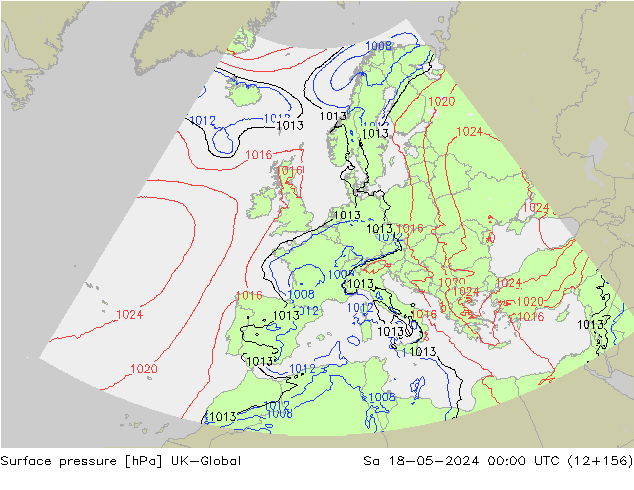 Yer basıncı UK-Global Cts 18.05.2024 00 UTC
