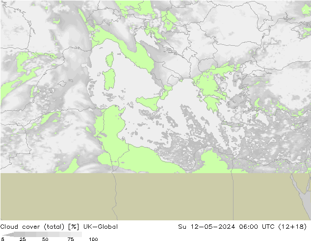 Nuages (total) UK-Global dim 12.05.2024 06 UTC