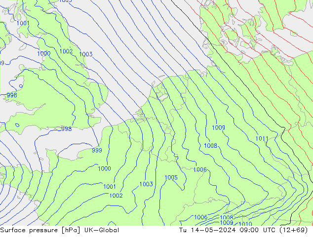 pressão do solo UK-Global Ter 14.05.2024 09 UTC