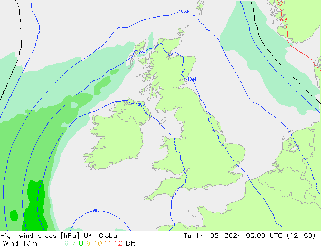 yüksek rüzgarlı alanlar UK-Global Sa 14.05.2024 00 UTC