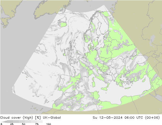 Nubes altas UK-Global dom 12.05.2024 06 UTC