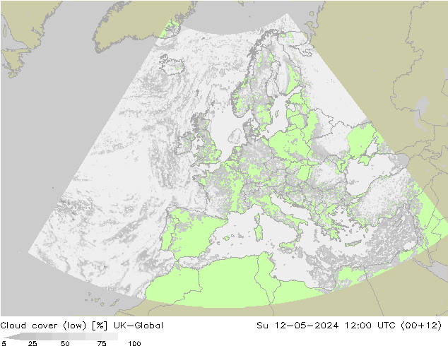 zachmurzenie (niskie) UK-Global nie. 12.05.2024 12 UTC