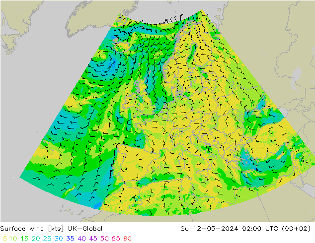 Surface wind UK-Global Su 12.05.2024 02 UTC