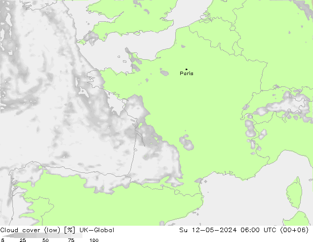 Wolken (tief) UK-Global So 12.05.2024 06 UTC