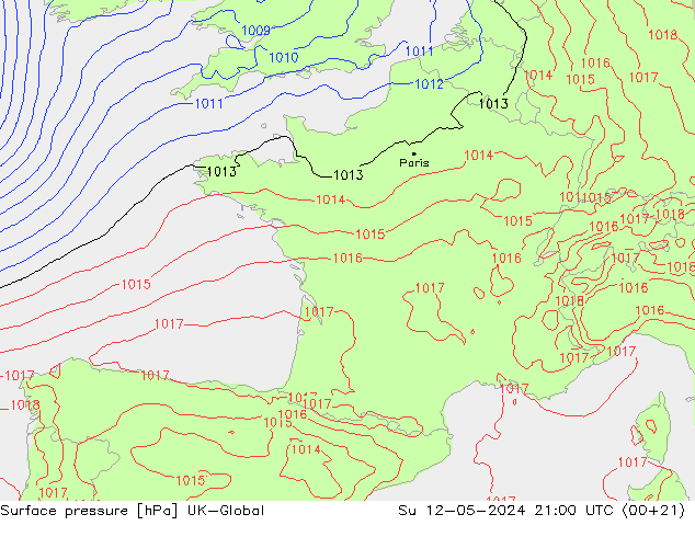 pressão do solo UK-Global Dom 12.05.2024 21 UTC