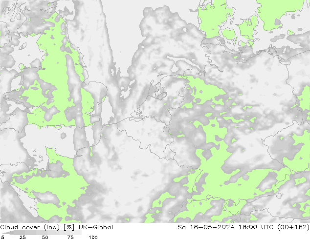 nízká oblaka UK-Global So 18.05.2024 18 UTC