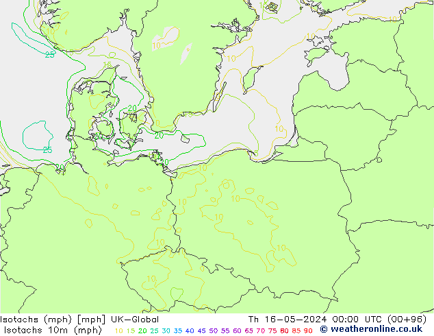Isotachen (mph) UK-Global Do 16.05.2024 00 UTC