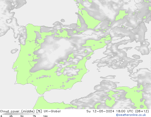 oblačnosti uprostřed UK-Global Ne 12.05.2024 18 UTC
