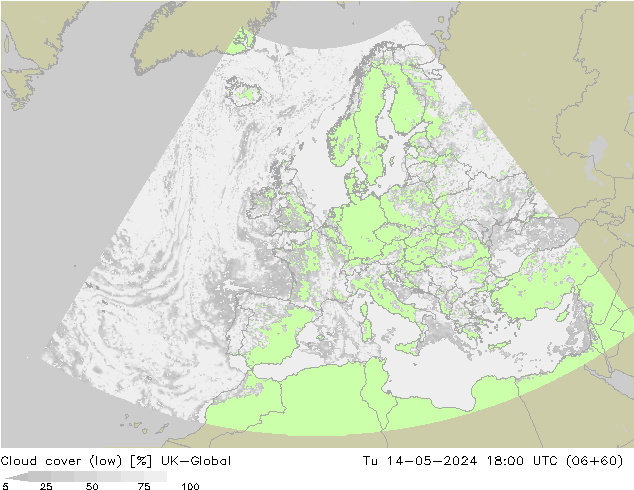 Wolken (tief) UK-Global Di 14.05.2024 18 UTC