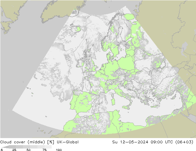 Nubes medias UK-Global dom 12.05.2024 09 UTC
