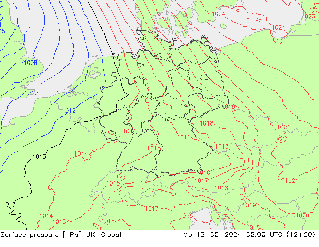 Bodendruck UK-Global Mo 13.05.2024 08 UTC