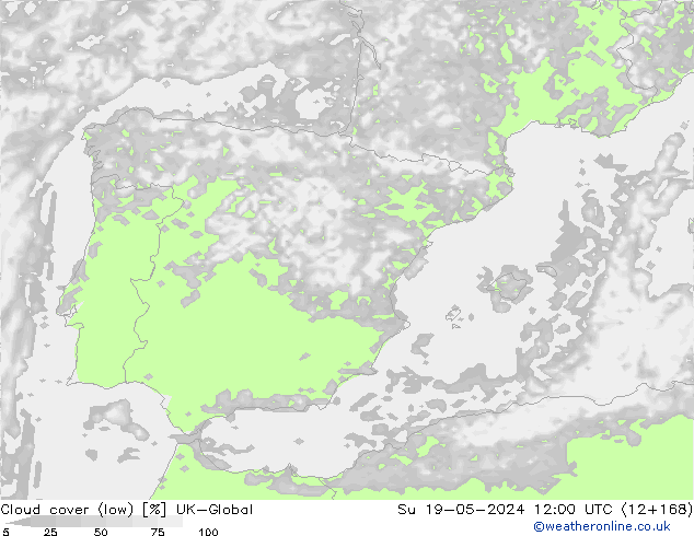 nuvens (baixo) UK-Global Dom 19.05.2024 12 UTC