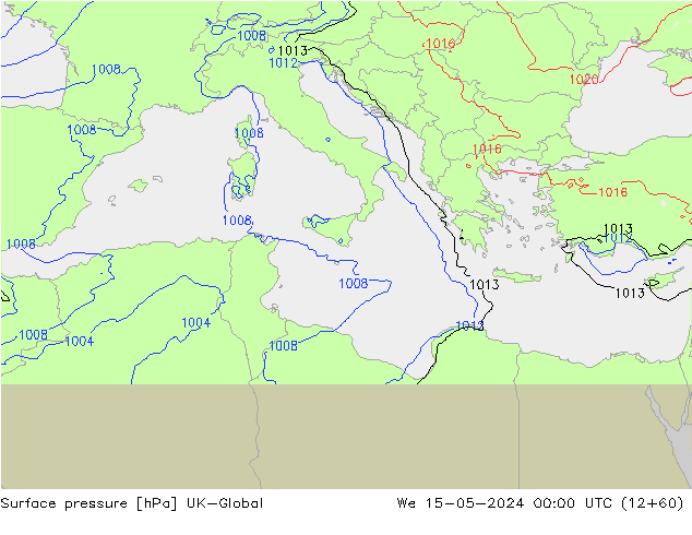 Luchtdruk (Grond) UK-Global wo 15.05.2024 00 UTC