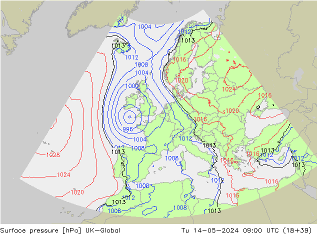 pressão do solo UK-Global Ter 14.05.2024 09 UTC