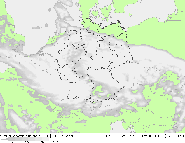 Nuages (moyen) UK-Global ven 17.05.2024 18 UTC
