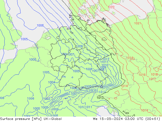 Luchtdruk (Grond) UK-Global wo 15.05.2024 03 UTC