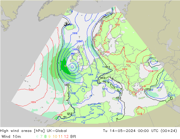 Windvelden UK-Global di 14.05.2024 00 UTC