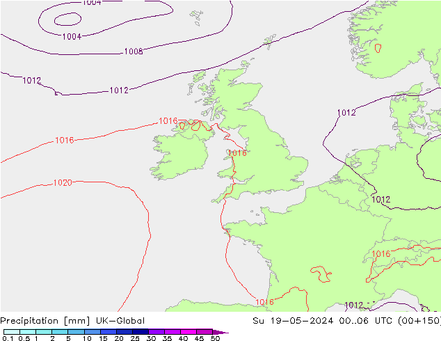 Srážky UK-Global Ne 19.05.2024 06 UTC