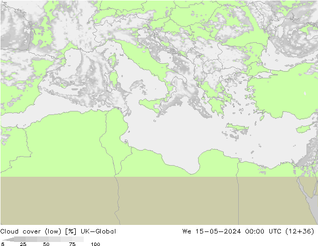 zachmurzenie (niskie) UK-Global śro. 15.05.2024 00 UTC
