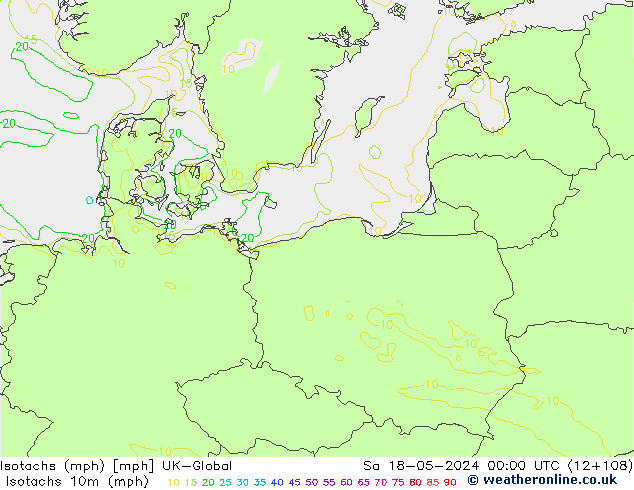 Eşrüzgar Hızları mph UK-Global Cts 18.05.2024 00 UTC