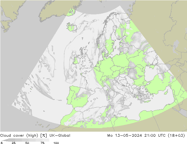 Wolken (hohe) UK-Global Mo 13.05.2024 21 UTC