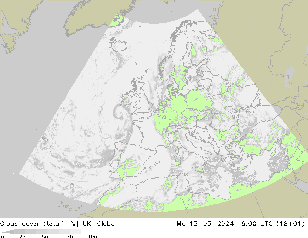 Bulutlar (toplam) UK-Global Pzt 13.05.2024 19 UTC