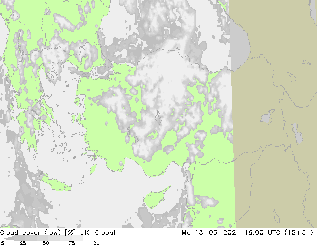 Wolken (tief) UK-Global Mo 13.05.2024 19 UTC