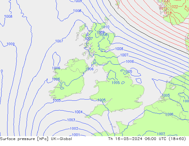 pressão do solo UK-Global Qui 16.05.2024 06 UTC
